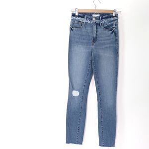 Good American Distressed Skinny Jeans size 0 / 25